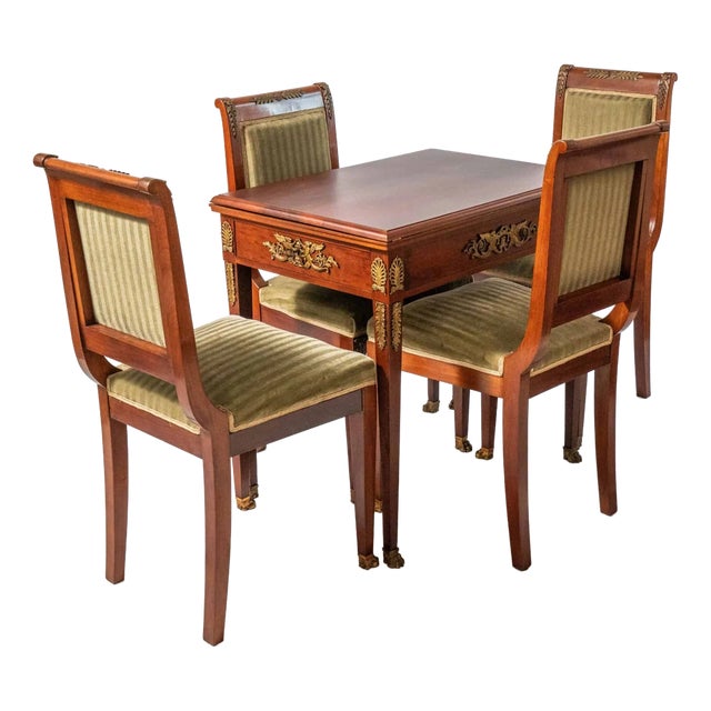 Antique Empire Game Set, 1930s, Set of 5 For Sale