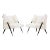 Set of Lounge Chairs by Karpen of California in Mohair, Circa 1950s For Sale