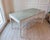 Swedish 1920s Painted Center Table with Green Marble Top For Sale In Atlanta - Image 6 of 12