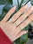 Twenty-three earth-mined diamonds line this solid 14K yellow gold band. The hardest natural material, diamond has...