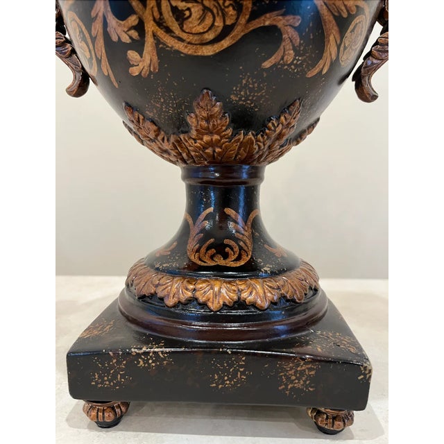 Grecian Style Urn With Lid For Sale - Image 12 of 12