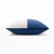Double optical blue cushion by briola lorenza for lo decor the geometrical shape of this elegant cushion is adorned with a...