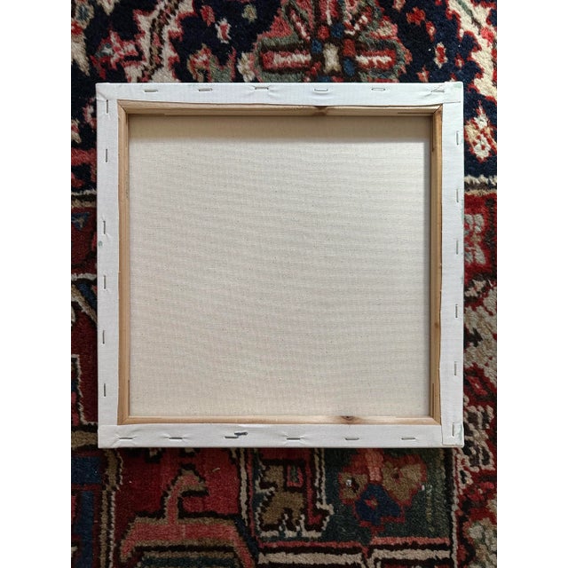 2020s Erin Simon Original “Edges” (Pair in Greens) Abstract Paintings on Canvas For Sale - Image 5 of 10