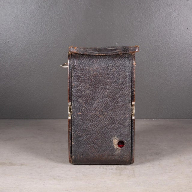 Black Antique "No. 3 Folding Pocket Kodak, Model Ab" Camera C.1900 For Sale - Image 8 of 8