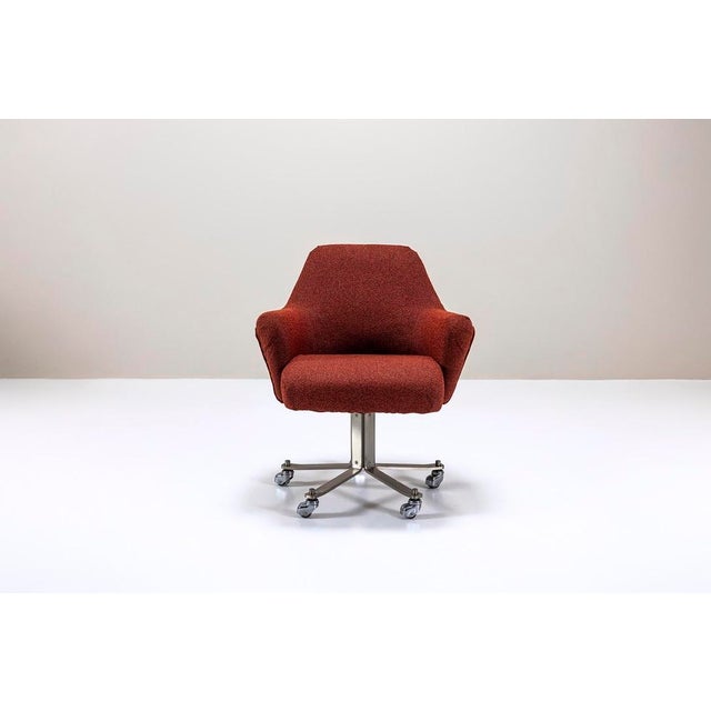 Vintage Italian Moscatelli Dolly Swivel Dining Chairs from Formanova, 1970s, Set of 6 For Sale - Image 9 of 18