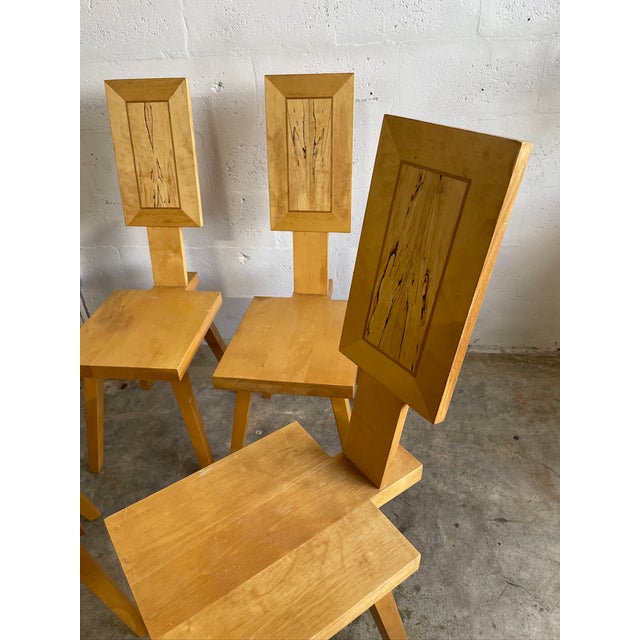 1970s Mid Century Modern Dining Chairs For Sale - Image 5 of 11