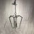 Contemporary Distressed White Hanging Lantern For Sale - Image 3 of 4