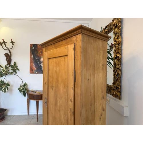 Farmhouse Biedermeier Cabinet in Natural Wood For Sale - Image 6 of 14