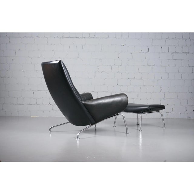 Ap47 Easy Chair with Ottoman by Hans Wegner for A.P. Stolen For Sale - Image 6 of 15