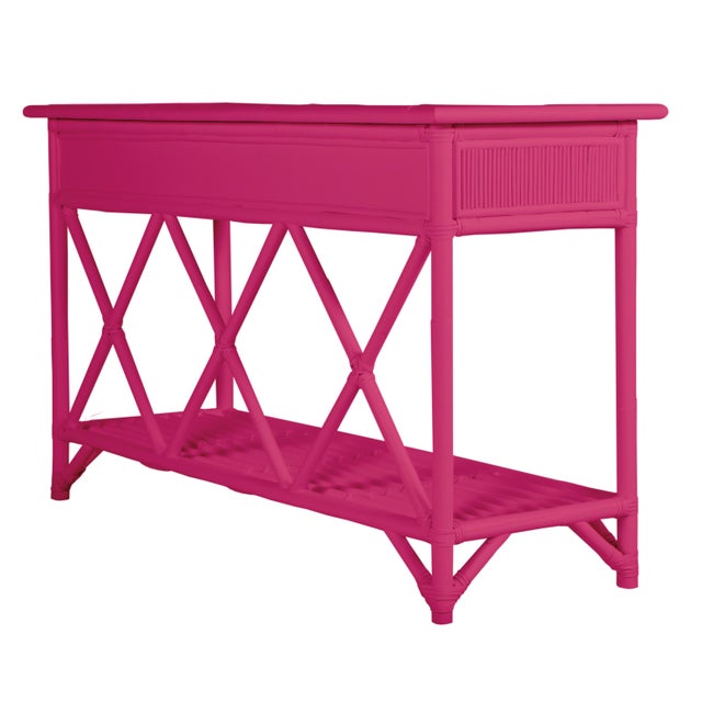 David Francis Aruba Sideboard - Bright Pink For Sale - Image 4 of 6