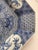 Antique Japanese Blue & White Octagonal Plate With Floral and Bamboo Motifs For Sale - Image 17 of 18