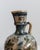 Small Hand-Painted Ceramic Vase with Floral Pattern and Handle, 18th Century For Sale - Image 4 of 11