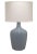 Glass Lifestyle by JY Plum Jar Table Lamp in Grey, Medium For Sale - Image 7 of 7