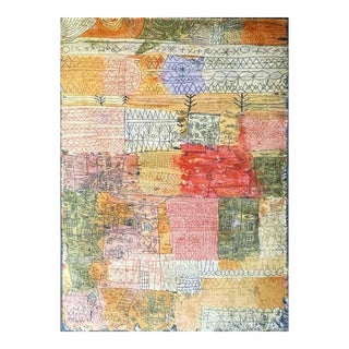 20th Century Paul Klee Vintage Scandinavian Rug "Florentinische Villenviertel" For Sale