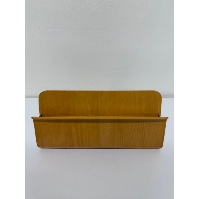 Wood Michael Graves Modern Bentwood Desk Accessory Organizer Set For Sale - Image 7 of 15