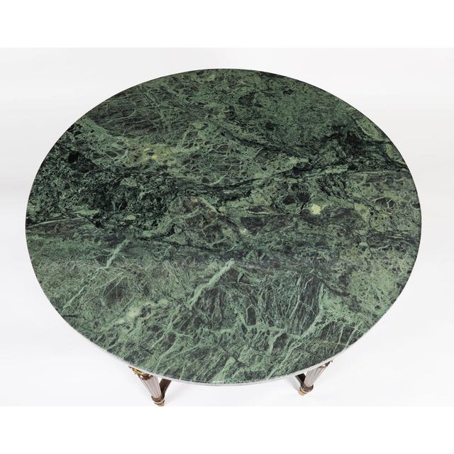 Vintage Ormolu Mounted Coffee Table with Marble Top in the style of H&L Epstein, 1950s For Sale - Image 16 of 18