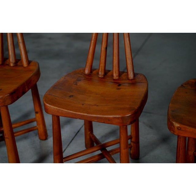 French Dining Chairs, France, 1960s, Set of 4 For Sale - Image 10 of 17