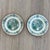 Antique Wedgwood Cyclamen Plates- A Pair