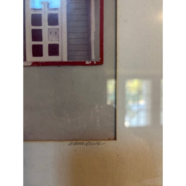 Off-white MCM Refrescos Casa Rex Photograph Signed Original Black & Silver Frame Original Poem on Back For Sale - Image 8 of 12