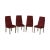 1970's Mid Century Modern Chrome Frame Upholstered Dining Chairs - Set of 4 For Sale - Image 13 of 13
