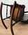 Antique Victorian Carved Oak & Leather Tufted Rocking Chair For Sale - Image 14 of 15