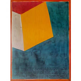 1987 Sol Lewitt Wall Drawings Poster For Sale