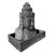 Beautiful Siwa bust fountain with stunning detail. Wonderful garden focal piece made from cast cement stained rich dark...