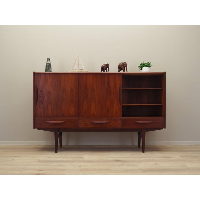 Danish Teak Highboard from ES Møbler, 1970s For Sale - Image 3 of 18