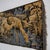 Belgian Woodland Deer Tapestry in Slate Blue and Taupe With Silk Fringe For Sale - Image 12 of 13