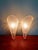 Vintage Wall Sconces in Textured Clear Plastic, 1970s, Set of 2 For Sale - Image 11 of 12