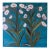 Modern Abstract Folk Art Floral Acrylic Painting, “Been Faithful,” Signed, Dated For Sale