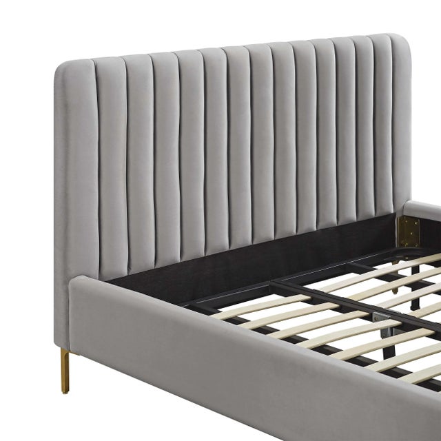 Angela Grey Full Bed For Sale - Image 4 of 7