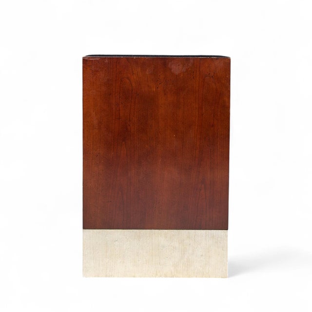 Baker Furniture Company Late 20th Century Jacques Garcia for Baker Furniture Mahogany Nightstands - Pair For Sale - Image 4 of 12