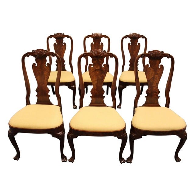 Set of 6 Hickory Chair James River Collection Mahogany Traditional Style Dining Side Chairs For Sale - Image 13 of 13