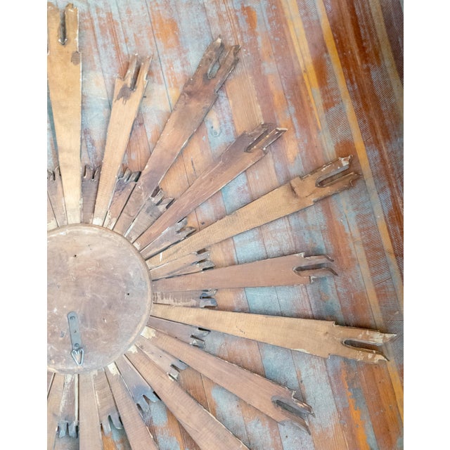 19th or 20th Century Italian Baroque Style Giltwood Carved Sunburst For Sale - Image 15 of 18