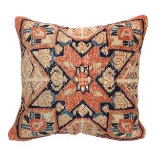 Handmade Wool on Cotton Home Decore Rug Pillow -22'' X 23'' For Sale