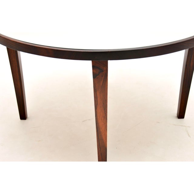 Vintage Mirrored Rosewood Coffee Table For Sale - Image 4 of 7