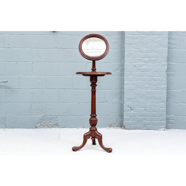 19th-Century Victorian Mahogany Mirrored Shaving Stand For Sale - Image 10 of 10