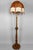 Vintage Art Deco Floor Lamp in Carved Oak, 1920 For Sale - Image 4 of 18