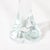Renato Anatra Pair of Signed Renato Anatra Transparent Sculptural Murano Glass Candlesticks For Sale - Image 4 of 17