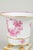 Herend Flower Pot / Vase, 1930/40s. Elegant Herend porcelain pot in white porcelain with hand-painted pink “Indian Basket”...