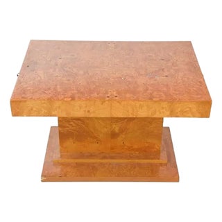 Late 20th Century Grange Root Veneer Cigar Table For Sale