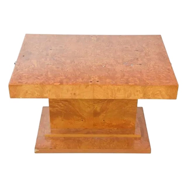Late 20th Century Grange Root Veneer Cigar Table For Sale