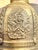 Traditional Vintage Thai Buddhist Temple Bell Solid Brass – Ornate Naga Elephant Design 4” For Sale - Image 3 of 4