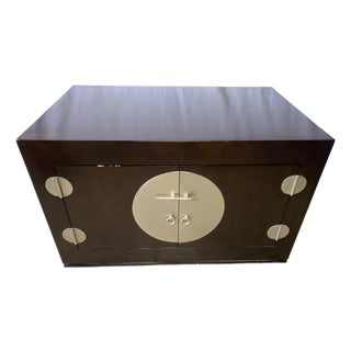 Late 20th Century Japanese Low Double Sided Chest For Sale