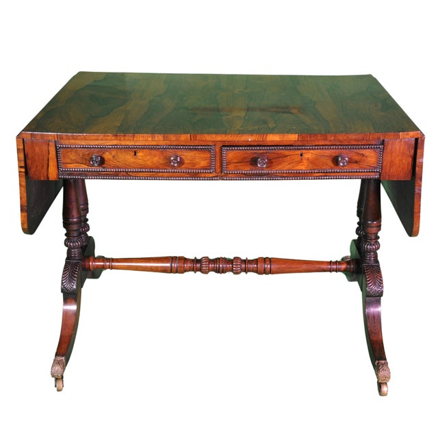 Empire Game Table with Claw Feet, 1860 For Sale - Image 12 of 12