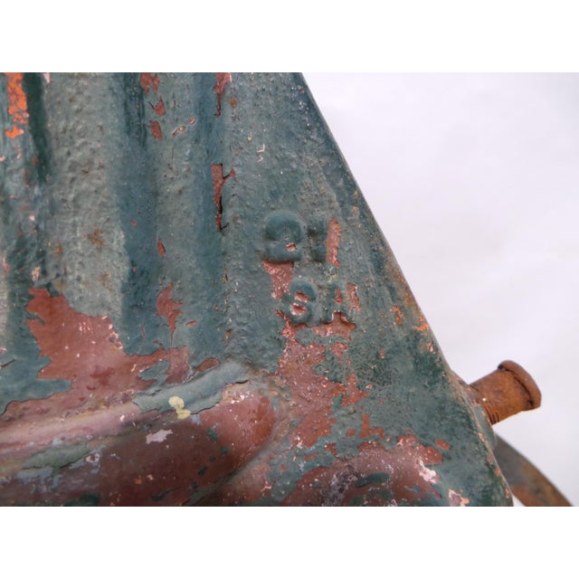 Green Swedish Antique Water Pump For Sale - Image 8 of 12