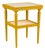 Mustard Ilaria Side Table by Ceraudo For Sale