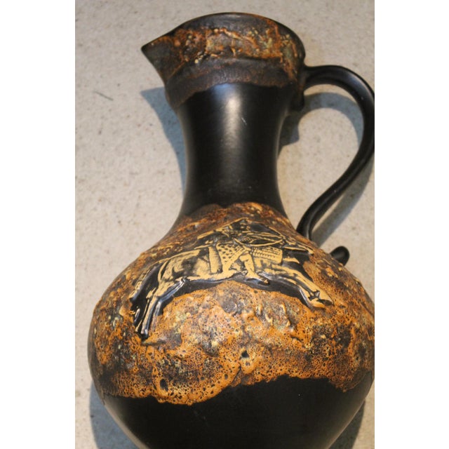 Ceramic West German Ceramic Ewer by Walter Gerhards, 1970s For Sale - Image 7 of 12