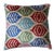 Boho Chic Silk Velvet Ikat Pillow Cover For Sale